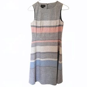 PENDLETON VIRGIN WOOL/SILK STRIPED DRESS 6